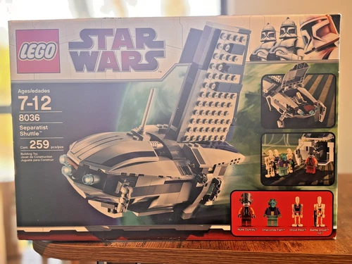 LEGO Star Wars: 8036 Separatist Shuttle Rare 2009 Clone Wars Retired Set NISB