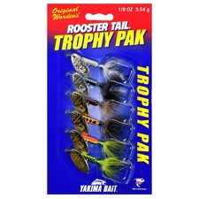 Yakima Bait Wordens Rooster Tail Spinner Trophy Fishing Lure Kit Assorted Colo Yakima Bait Wordens Rooster Tail Spinner Trophy Fishing Lure Kit Assorted Colo
