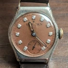 Vintage Unicorn Rolex Watch. Salmon Dial. Diamond Markers. Runs. READ. AS-IS