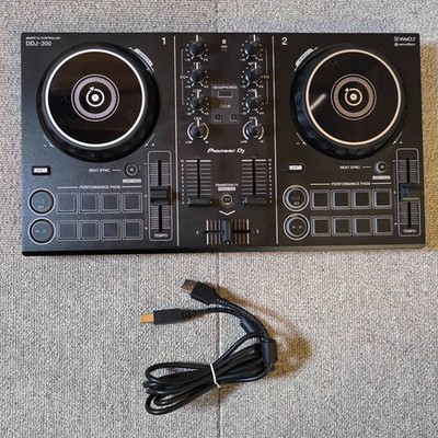 Pioneer DJ DDJ-200 DDJ200 2-Channel 2ch DJ Controller W/USB Cable