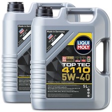 2x LIQUI MOLY 21479 Top Tec 4110 5W-40 olio motore corsa leggera sintesi 5L