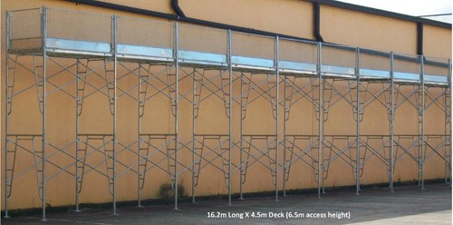 New Scaffolding Trailer Pack & Scaffold Deck 16.2m Long Up To 6.5m Reach Height - Picture 3 of 8