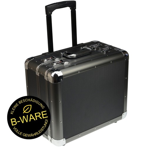 SONOVO Multifunktions-Koffer Trolley Fotokoffer B-Ware Aluminium schwarz E24930 - Bild 1 von 7