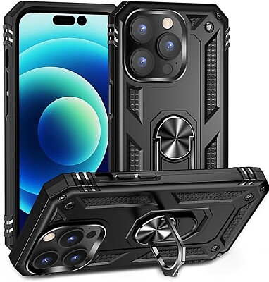 Shockproof Ring Case For iPhone 16 15 14 13 12 11 Pro Xr Xs Max 8 7 Plus SE