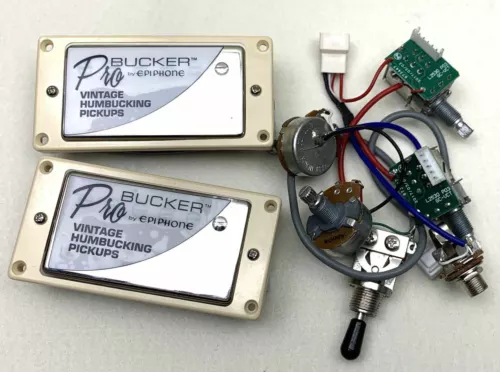 New Epipho  Pro Bucker Classic Chrome Pickups Harness Wire Made In Korea