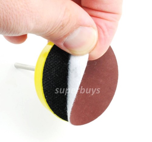 62 piezas lijadora de lijado almohadilla de respaldo de 50 mm para broca giratoria broca de papel de lija herramienta de disco - Imagen 4 de 6