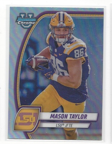 2024 BOWMAN CHROME UNIVERSITY FOOTBALL REFRACTORS STEALTH SHIMMER XFRAC QUANTITY - Picture 50 of 115