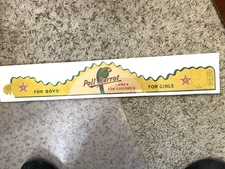 Original POLL PARROT SHOES Native American Head Dress Band Hat Sign