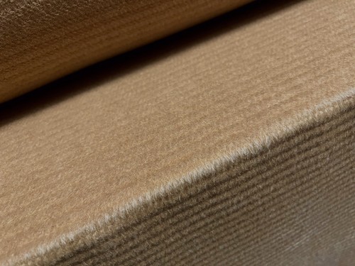 Heavyweight Wool Mouflon Jumbo Cord Fabric, Per Metre - Plain - Camel - Picture 2 of 3