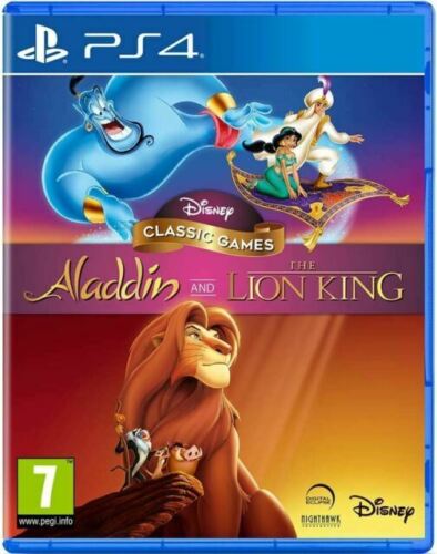 Disney Aladdin & the Lion King Sony PlayStation 4 PS4 Platform Game NEW & SEALED - Picture 1 of 1