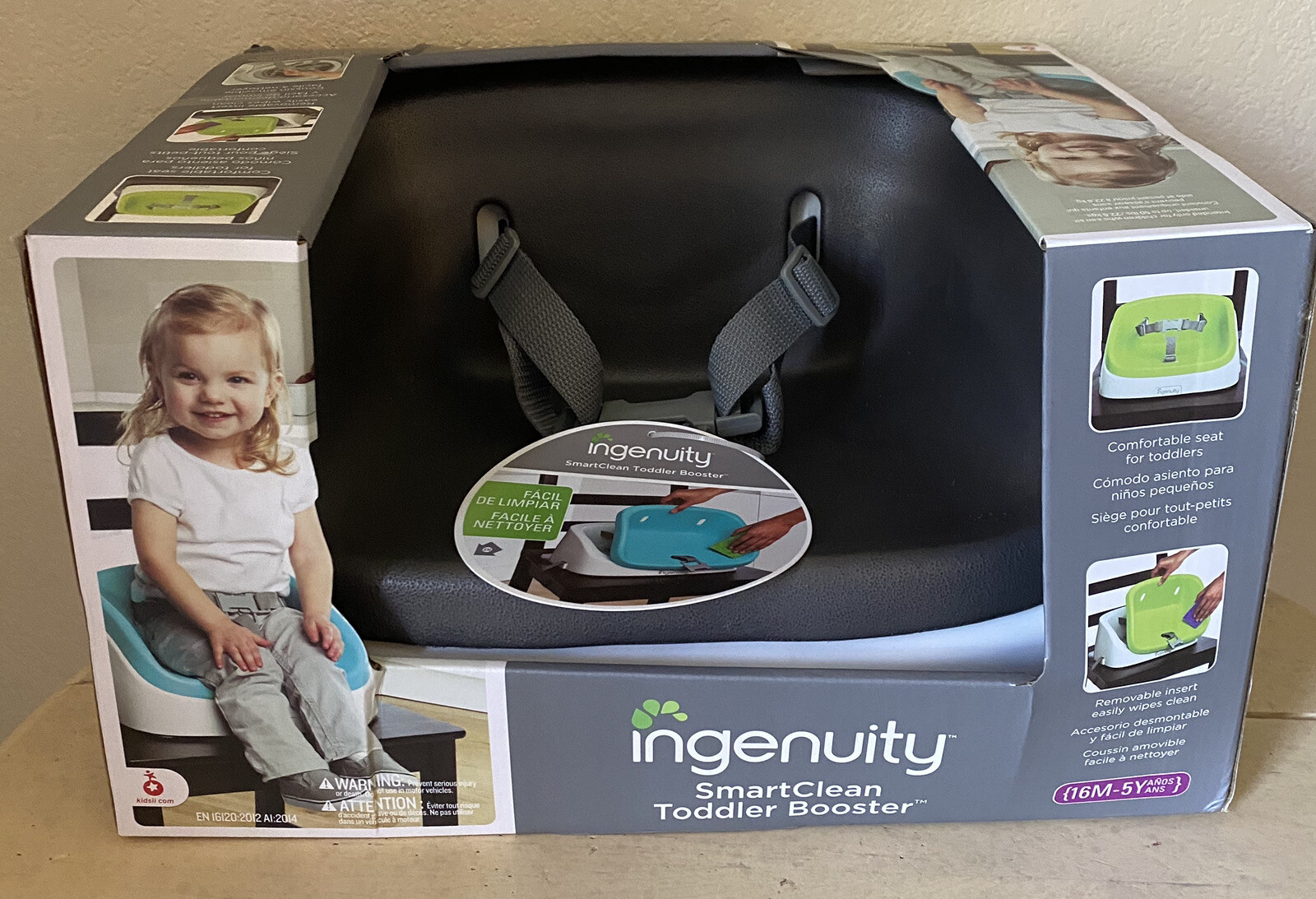 ingenuity booster seat grey