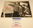 Signed MATT PAVELICH 8x10 Photo NHL LINESMAN HOF PSA/DNA COA AUTO — photo 1