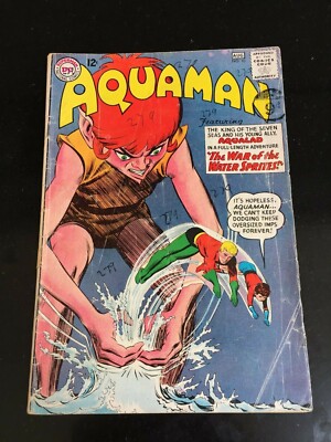 AQUAMAN #10 (DC 1st Series) Aqualad. Quisp. Nick Cardy c/a. VG. Key Movie. 1963!