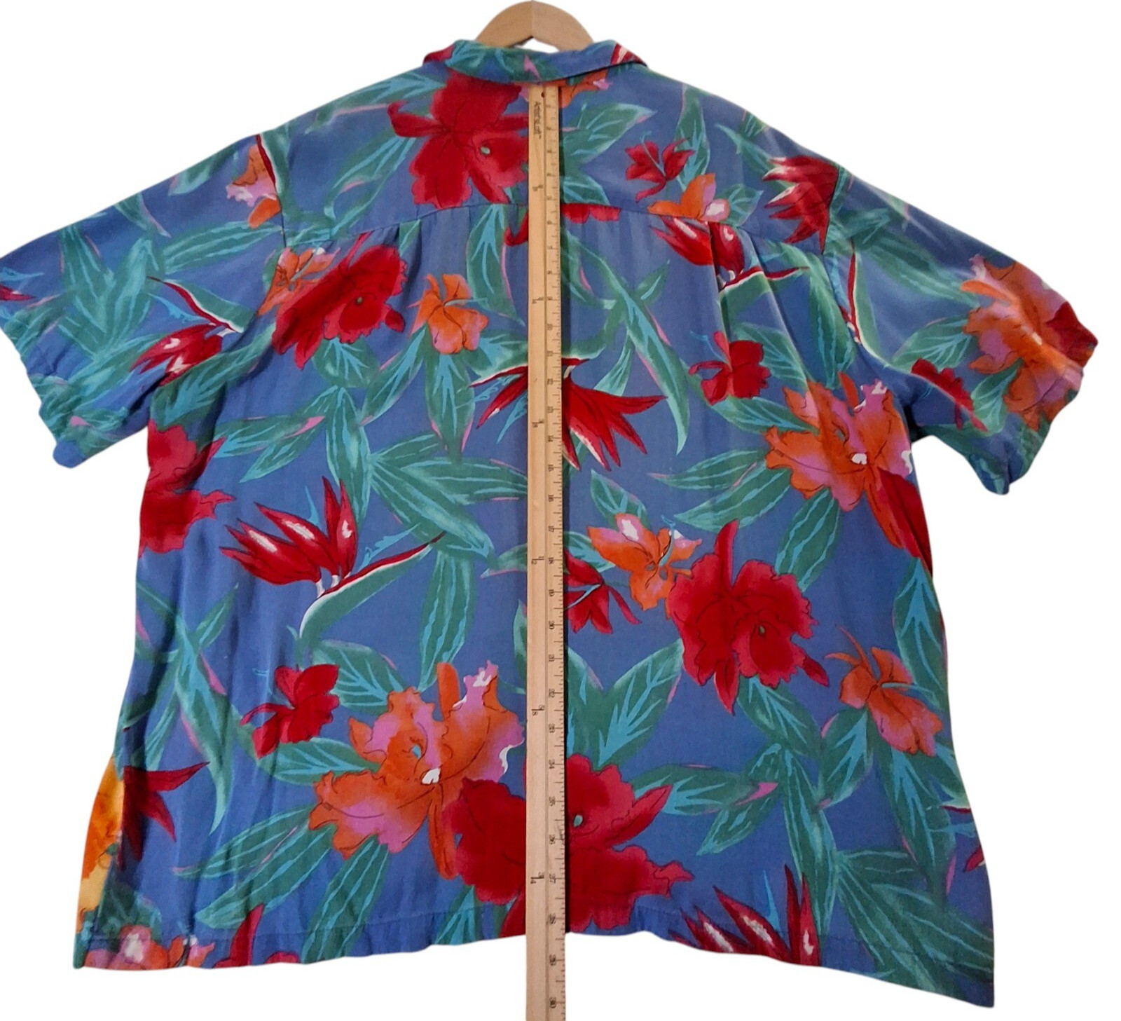 VTG Paradise Found Hawaiian Shirt Men's 2XL* Short Sleeve Colorful Floral
