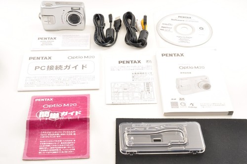 PENTAX Optio M20 Compact Digital Camera Silver *Near Mint* #3770 - Picture 2 of 14