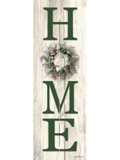 Spring Home Wreath - 10x30 - Rustic Pallet Art