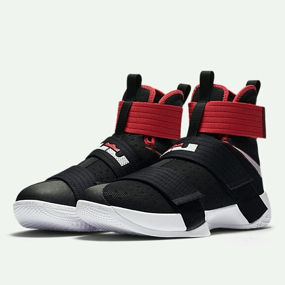 Nike Lebron Zoom Soldier X 10 Black/University Red/White Bred Heat Mens sz 7-14 Nike Lebron Zoom Soldier X 10 Black/University Red/White Bred Heat Mens sz 7-14