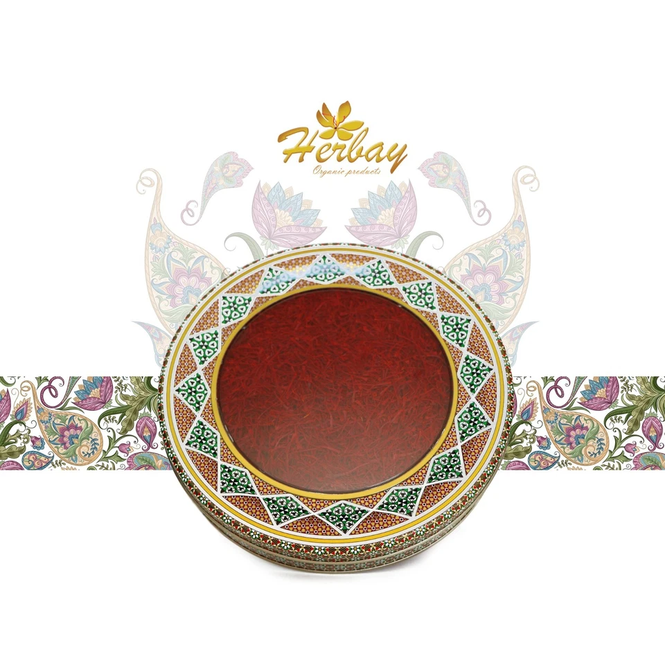 Herbay Saffron, Finest Pure Premium Super-Negin Saffron Spice 50 grams Khatam - Image 4 of 4