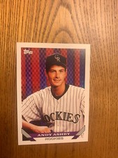 1993 Topps Baseball Card Colorado Rockies Andy Ashby