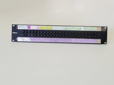 Bittree TEI 14949 J314WT  2x24 Port Rack Mount Video Panel Patch Bay