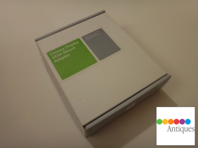 Apple Cinema Display VESA Mount Adapter Bracket Boxed RARE 20