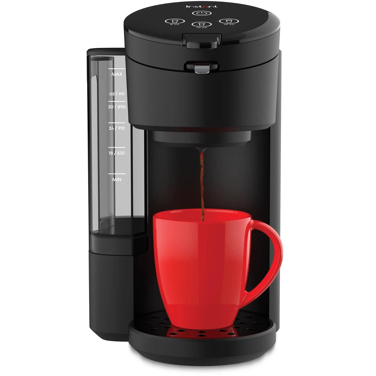 Coffee Maker 2-in-1 Single Serve K-Cup Pods and Ground Coffee