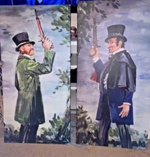 Haunted Mansion Dueling Ghosts Large Canvas Giclees 20x40" each Halloween Disney