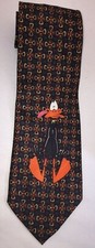 NOS Looney Tunes Mania Daffy Duck Patterned Neck Tie 60"