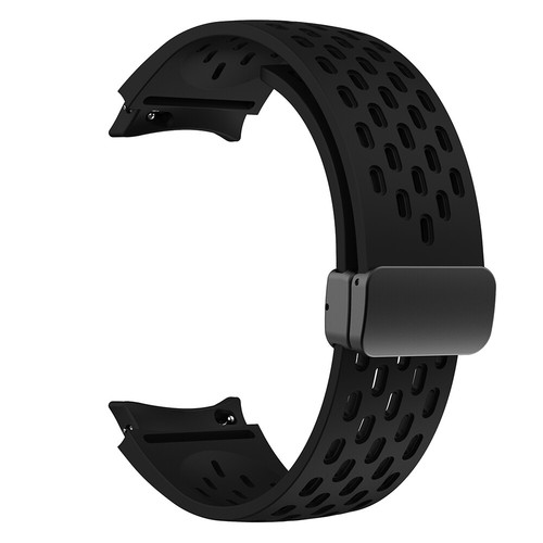 For Samsung Galaxy Watch7 6 5 4 40/44mm 6 Classic 43/47mm Magnetic Silicone Band - 第 18/47 張圖片