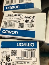 OMRON E2K-X8MY1 CAPACITY PROXIMITY SENSOR M18 8MM AC2W-NO THREADED