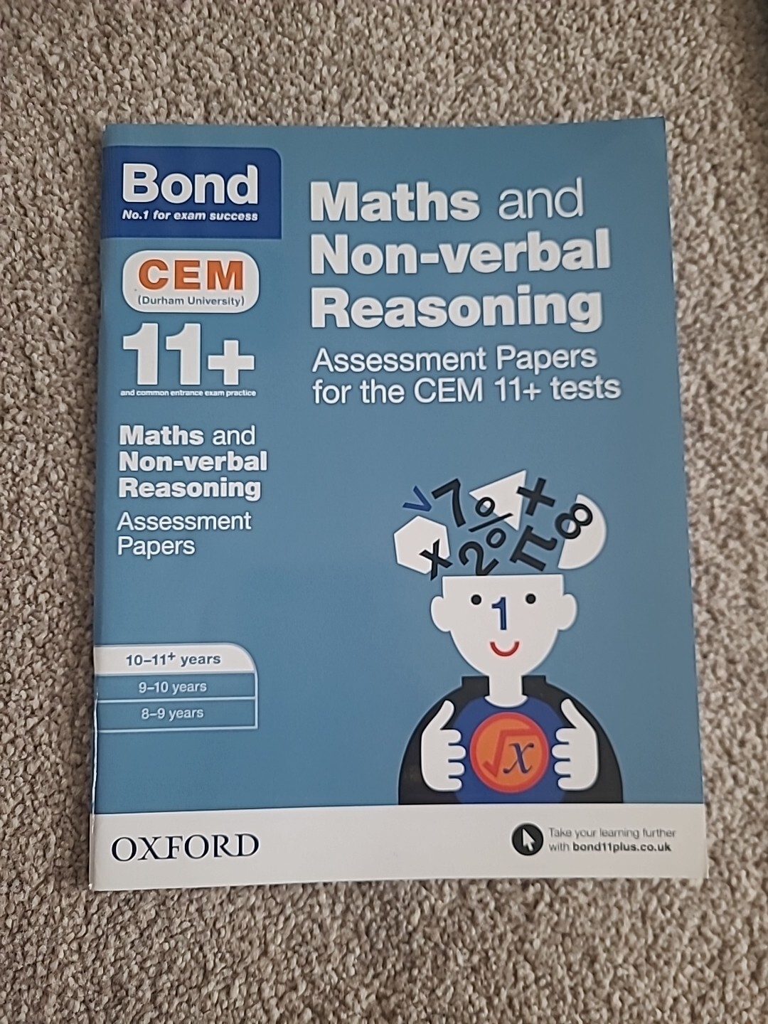 Bond 11+ Maths and Non-verbal Reasoning Assessment Papers for the CEM ...