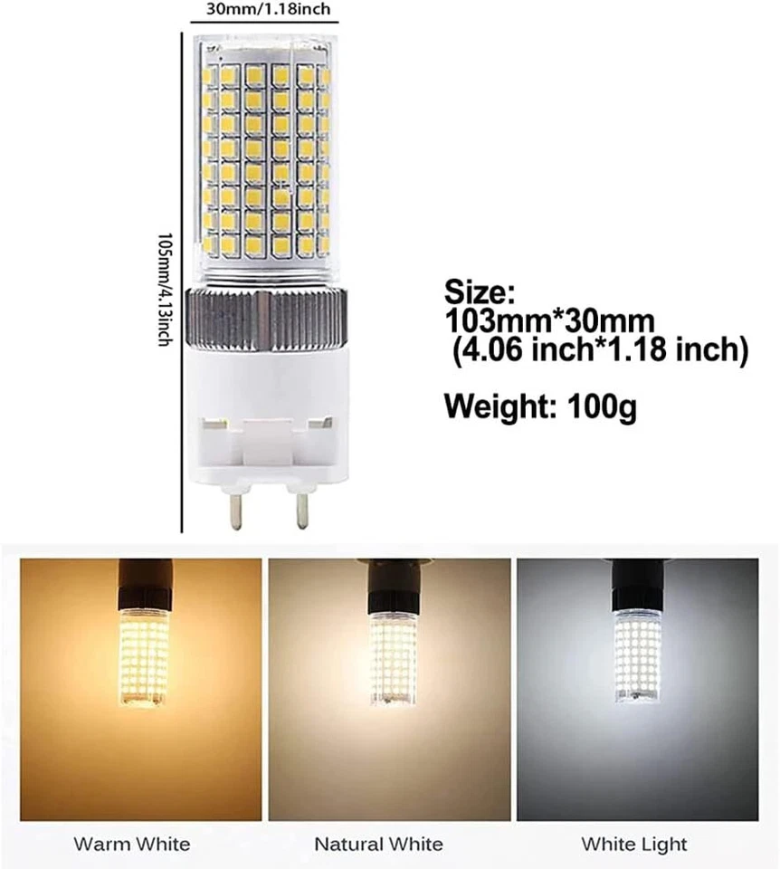 1x 12W 16W 20W 25W LED Mais Glühbirne G12 2-polige Basis Für Garage Fabrik Haus - Bild 4 von 4