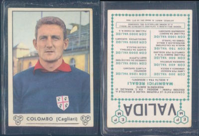 R@RA Fußballkarten Panini 1964/65-Cagliari, Colombo-Neu-Perfekt-Schön