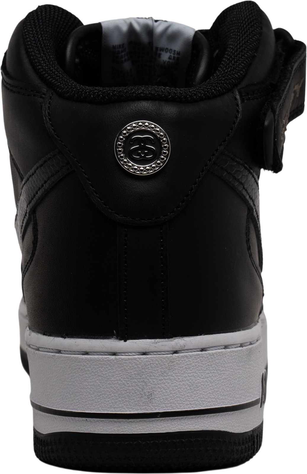 Nike Stussy x Air Force 1 Mid Black Snakeskin for Sale