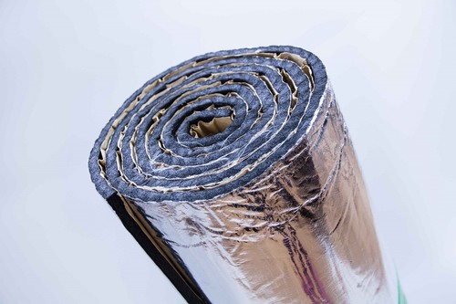 Lámina GlassMAT™ de 5 m x 1 m de espuma de aluminio aislamiento térmico cámper barco coche furgoneta sonido rodante - Imagen 3 de 8