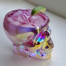 Crystal Skull Cocktail Margarita Glass Set - ...