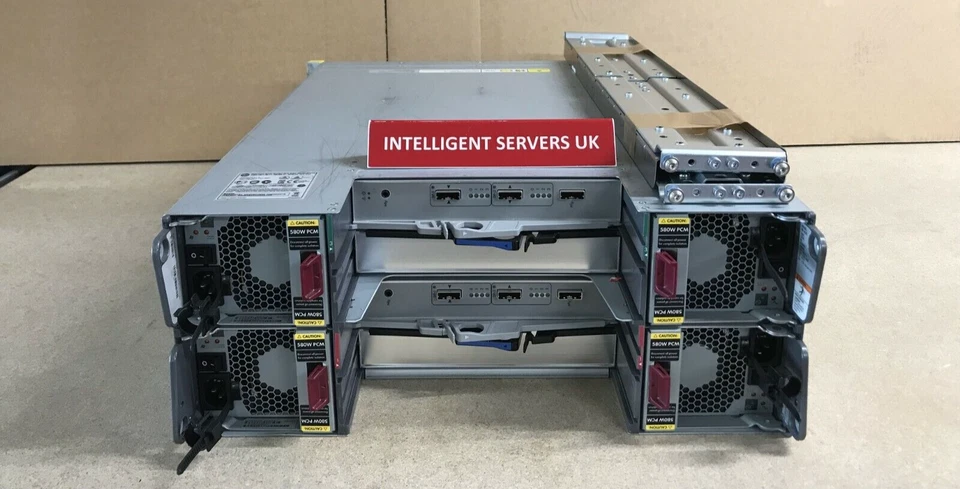 HP 3PAR M6720 3.5 inch 4U SAS Drive Enclosure 4PSU + Rail - QR491A / QR491-63012 - Image 2 of 2