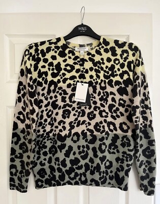 AUTOGRAPH M&S WOMENS CASHMERE KHAKI BEIGE