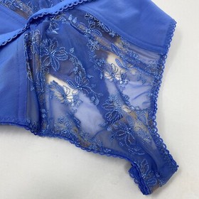 Agent Provocateur Florella Blue Corset Body 36C NWT $845