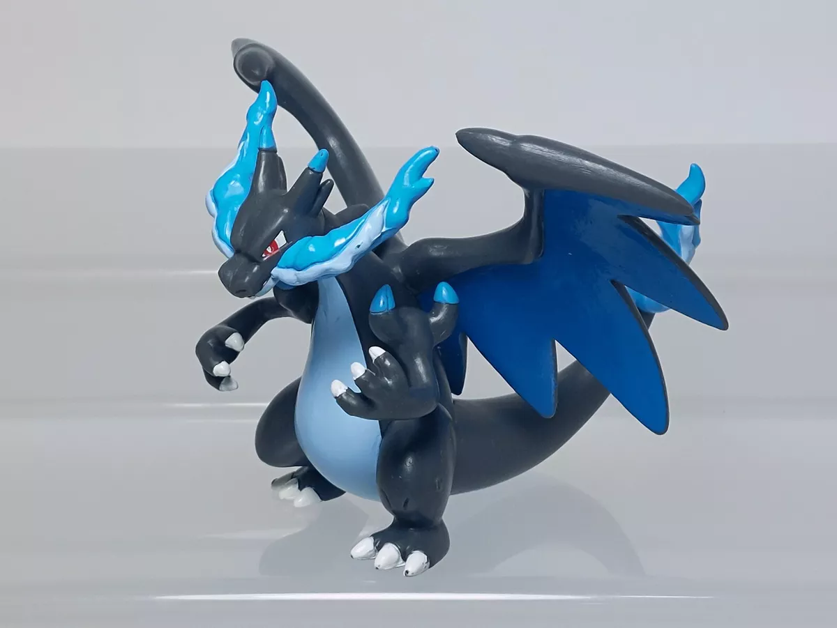 Pokemon Pose XY Mega Evolution Figure Tomy - Mega Charizard X 