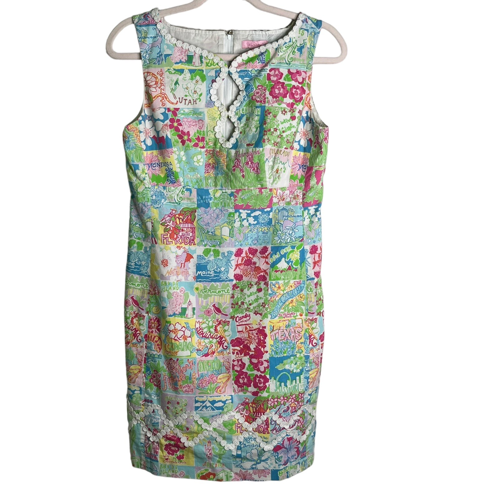 Lilly Pulitzer Women’s Size 6 Edelson Dress Sheath State of Mind