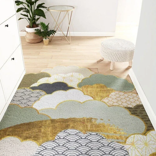 Floor Rug Non-Slip Welcome Carpet Durable Rubber Door Mats Low-Profile Heavy Rug - Picture 22 of 36