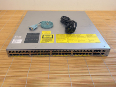Cisco Catalyst WS-C4948E-E Switch 48x 10/100/1000(RJ45)+4x 10GbE(SFP+) 1xPWR