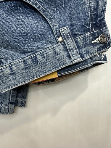 Avirex Jeans Boys Size 20 Blue Carpenter Youth Logo on Leg Denim Wide Leg - Picture 4 of 18