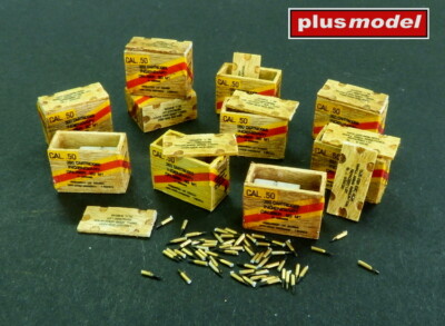 MW22 PLUSMODEL AL4083 US AMMUNITION BOXES WITH CARTONS OF CHARGES ACCESSORIES  1
