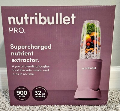 NutriBullet Pro 900W Blender Personal Mixer - 32oz Cup -Lavender BRAND NEW