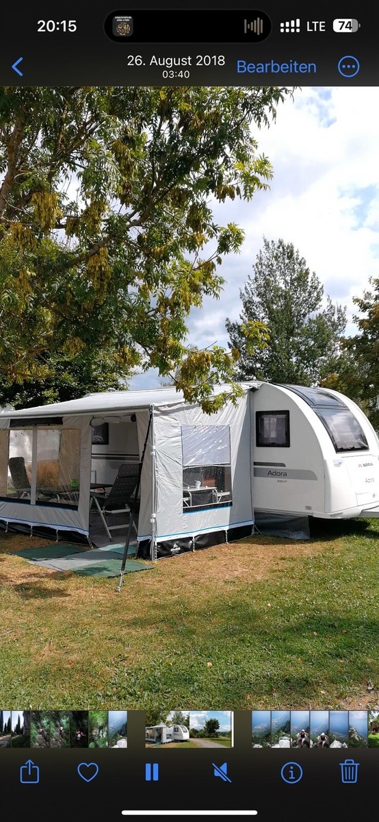 sackmarkise Fiamma Caravanstore XL 410 inclusive Vorzelt gebraucht | eBay.de