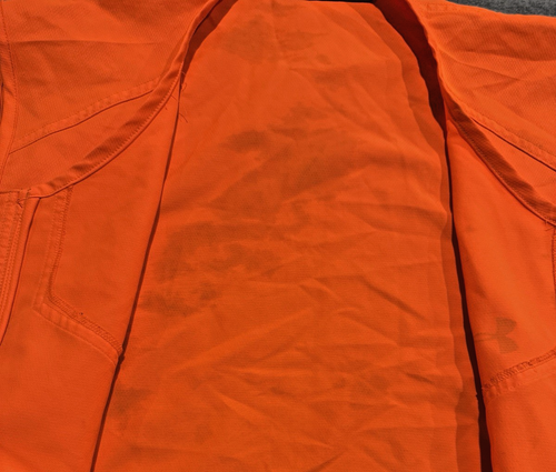 Under Armour UA Men's Hunt Storm Blaze Orange Lightweight Hunting Vest Size XL - Picture 9 of 12