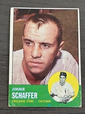 1963 Topps Jimmie Schaffer #81 Chicago Cubs 