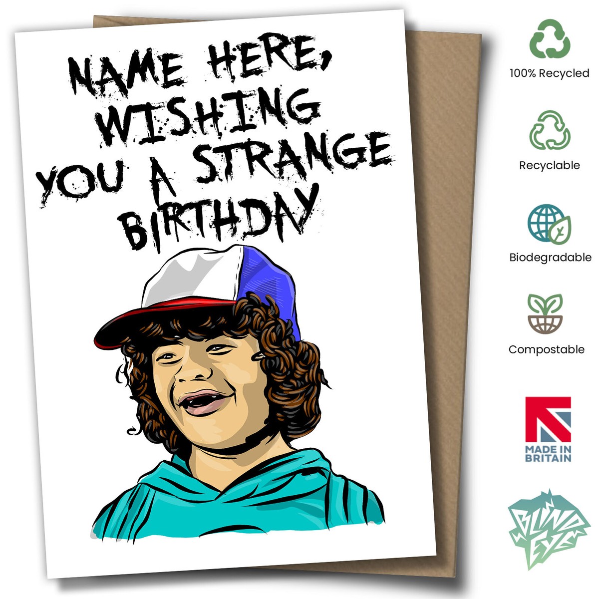 compostable card sleeves Person Card  FOLD goods